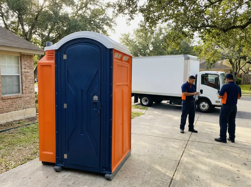 Deluxe Flushing Portable Toilet Rental in San Antonio, TX